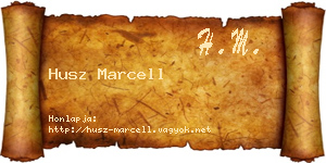 Husz Marcell névjegykártya